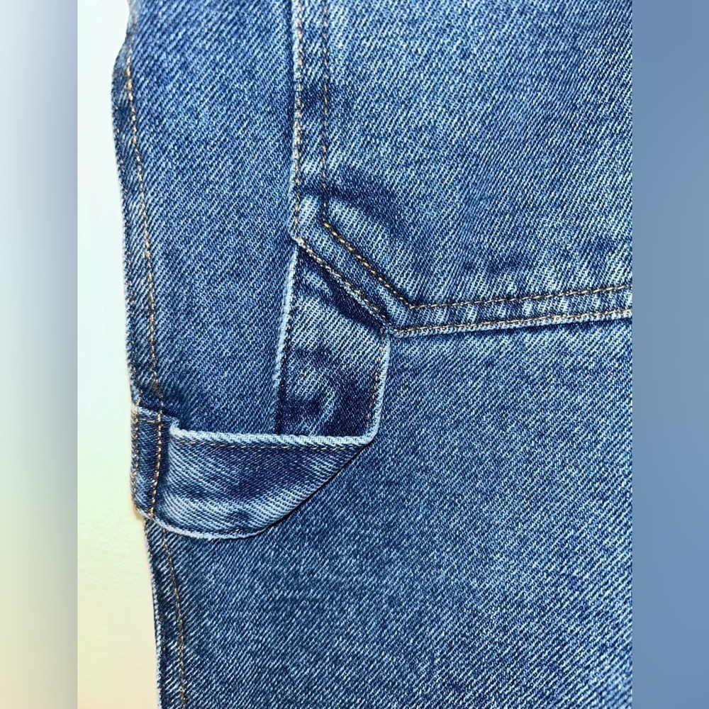 Salmon River Traders Blanket Lined Carpenter Jeans Medium Wash 38x30 - Picture 5 of 6